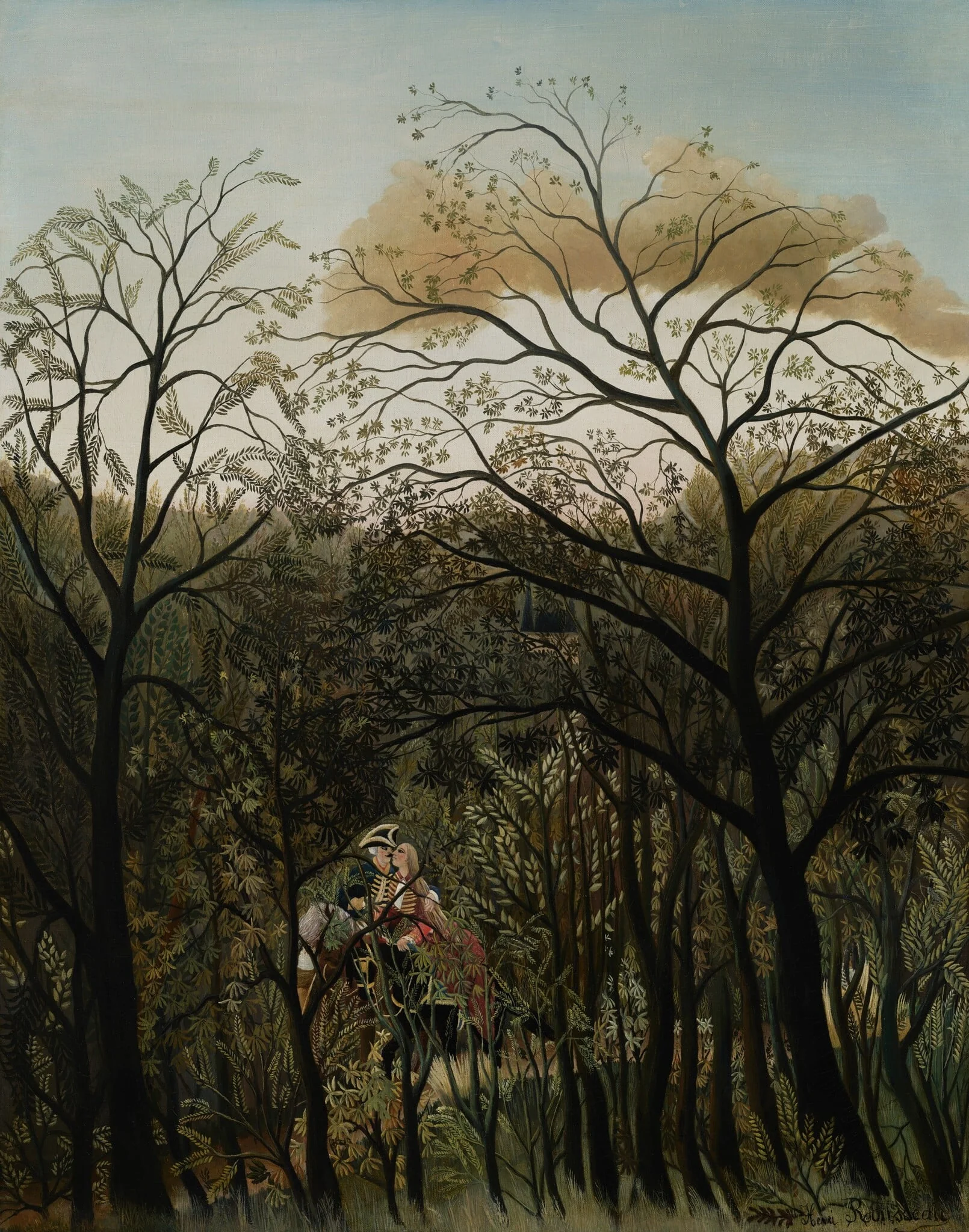 Rendezvous in the Forest, detail
