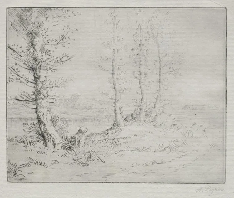 Le long de la rive, detail