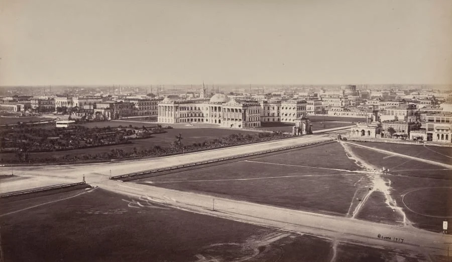 Calcutta. General View. Government House in the Foreground, detail