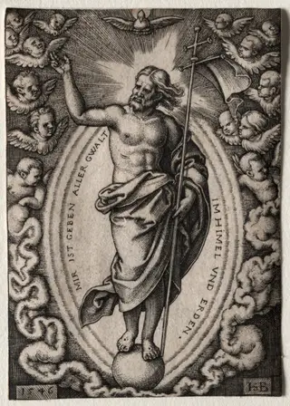 The Saviour, by Sebald Beham, 1546