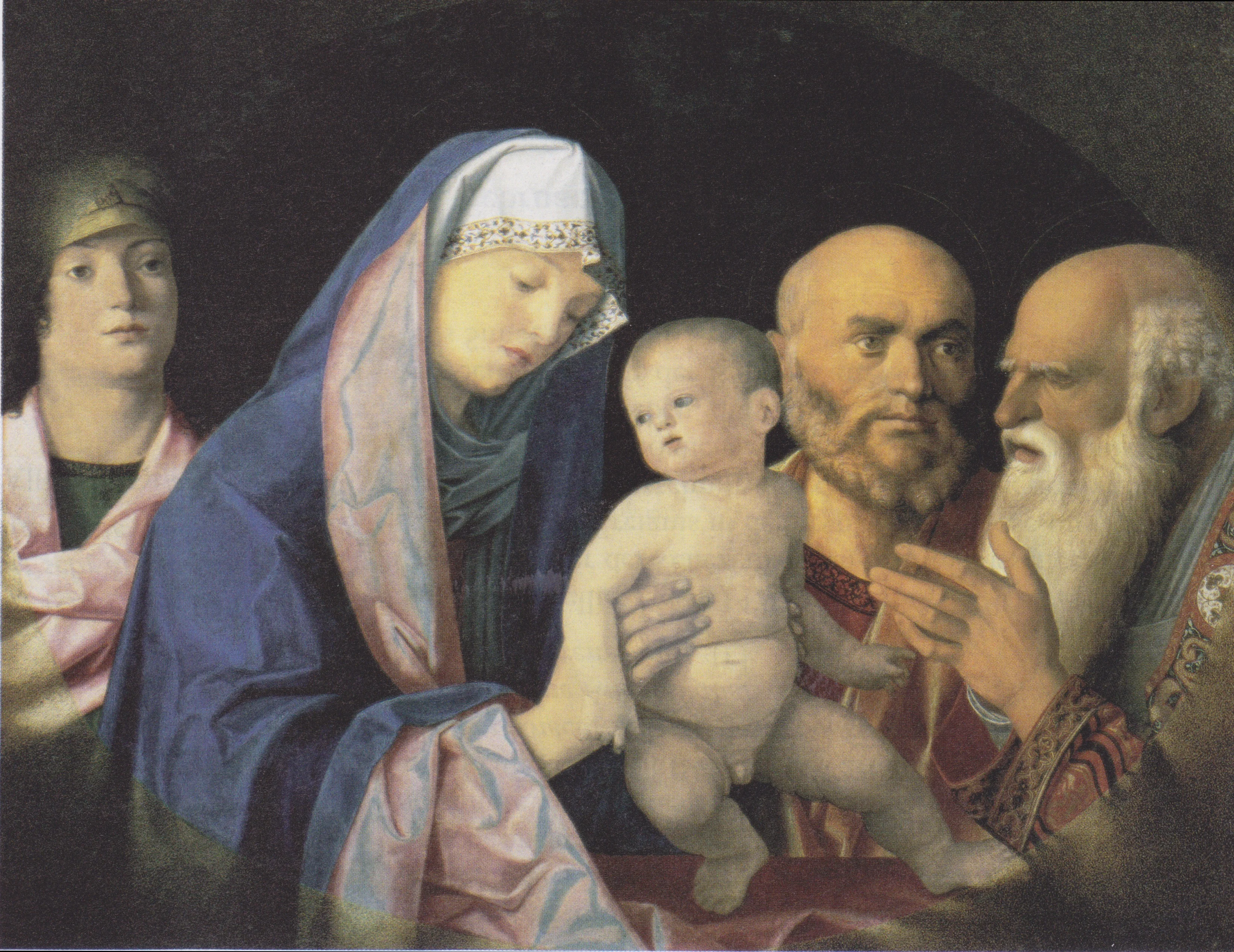 Presentation of Jesus, detail