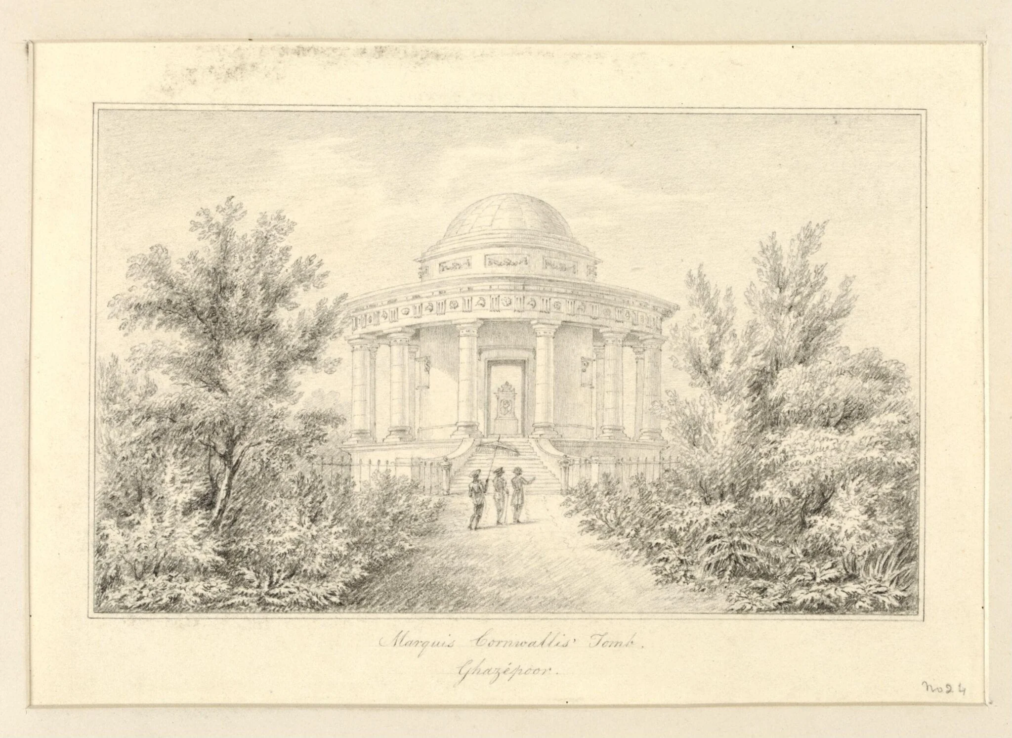 Marquess Cornwallis Tomb, Ghazipoor, detail