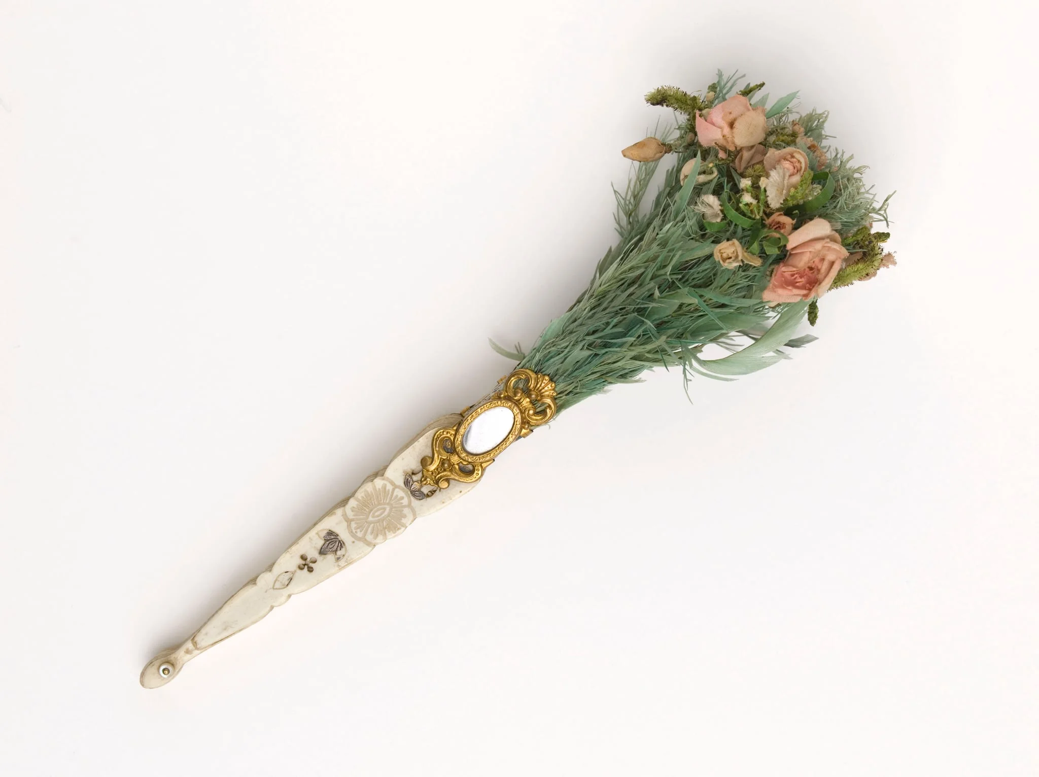 Eventail porte-bouquet, detail