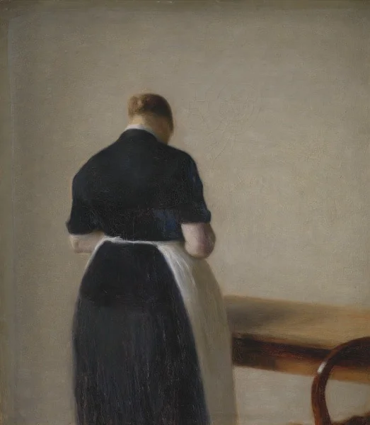 Woman seen from the Back, detail