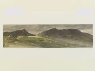 Saddleback and part of Skiddaw, by John Constable, watercolor, 21
