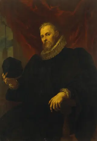 Portrait of a Senator, by Giovanni Bernardo Carbone, oil, 1669