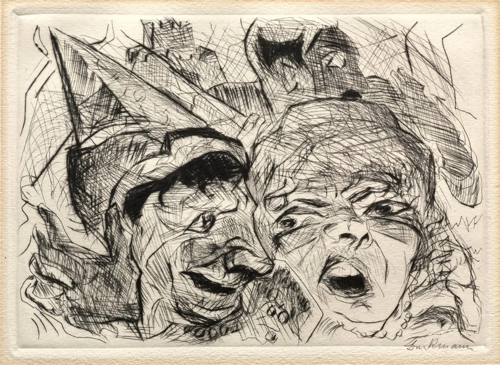 Theater, by Max Beckmann, 1916