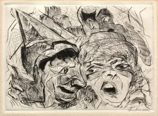Theater, by Max Beckmann, 1916