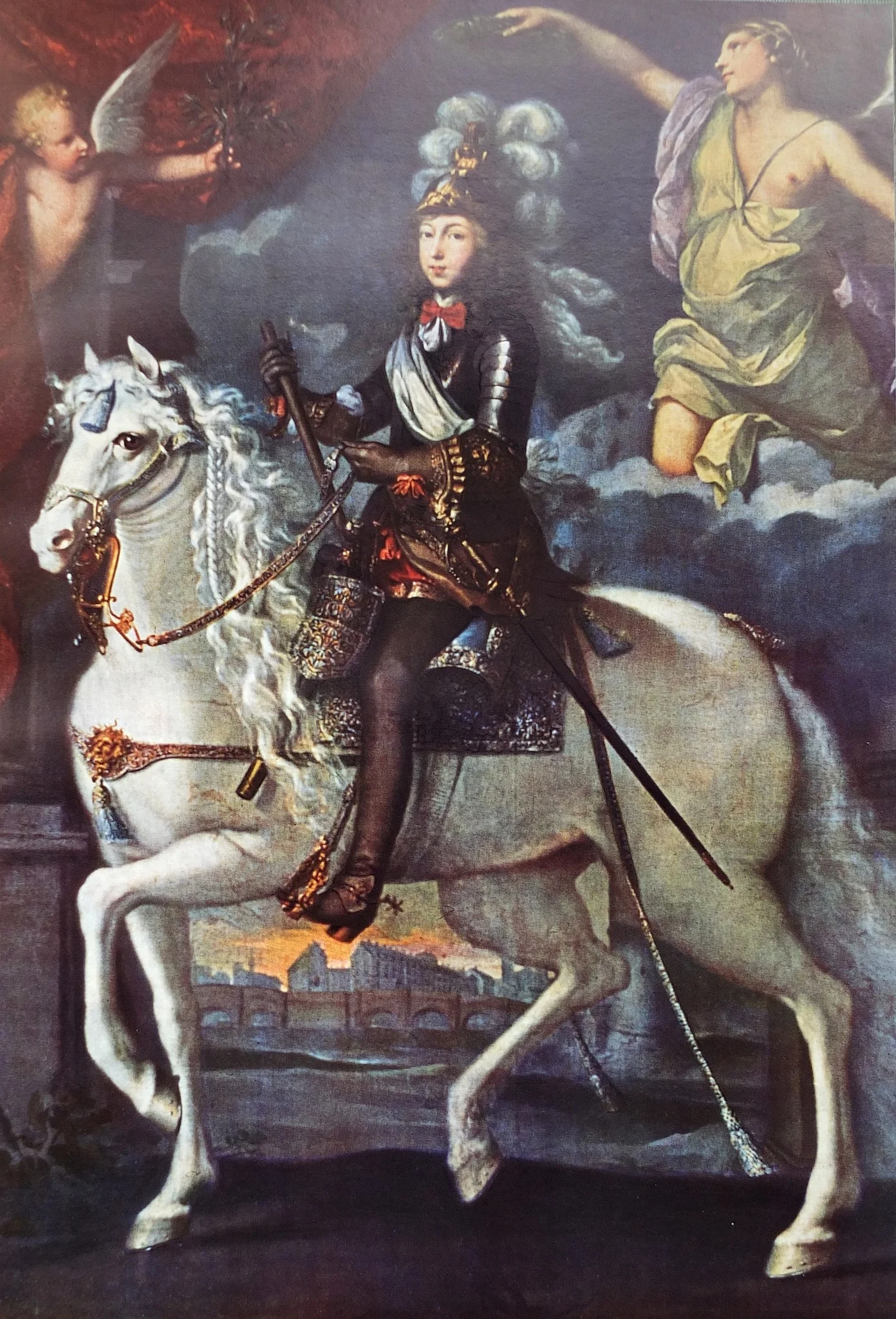 Louis XIV, King of France, detail
