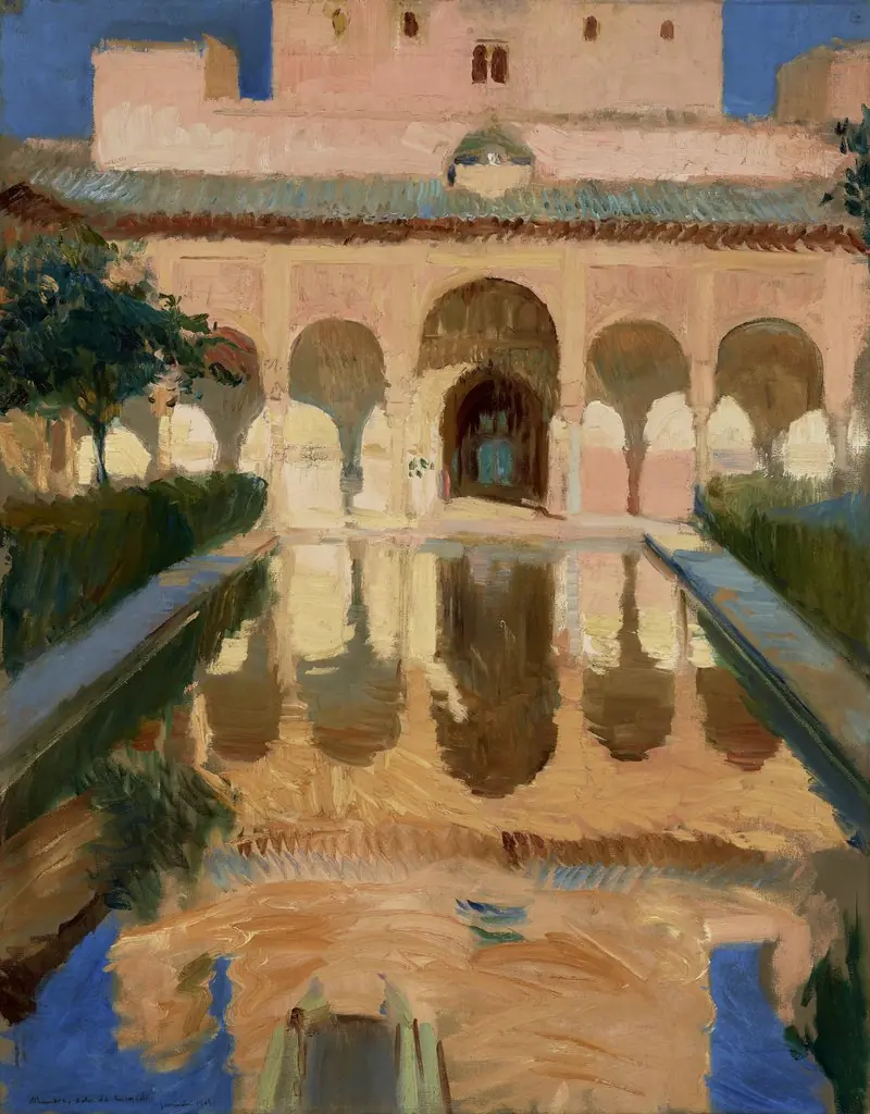 Hall of the Ambassadors, Alhambra, Granada, by Joaquín Sorolla, oil, 1909