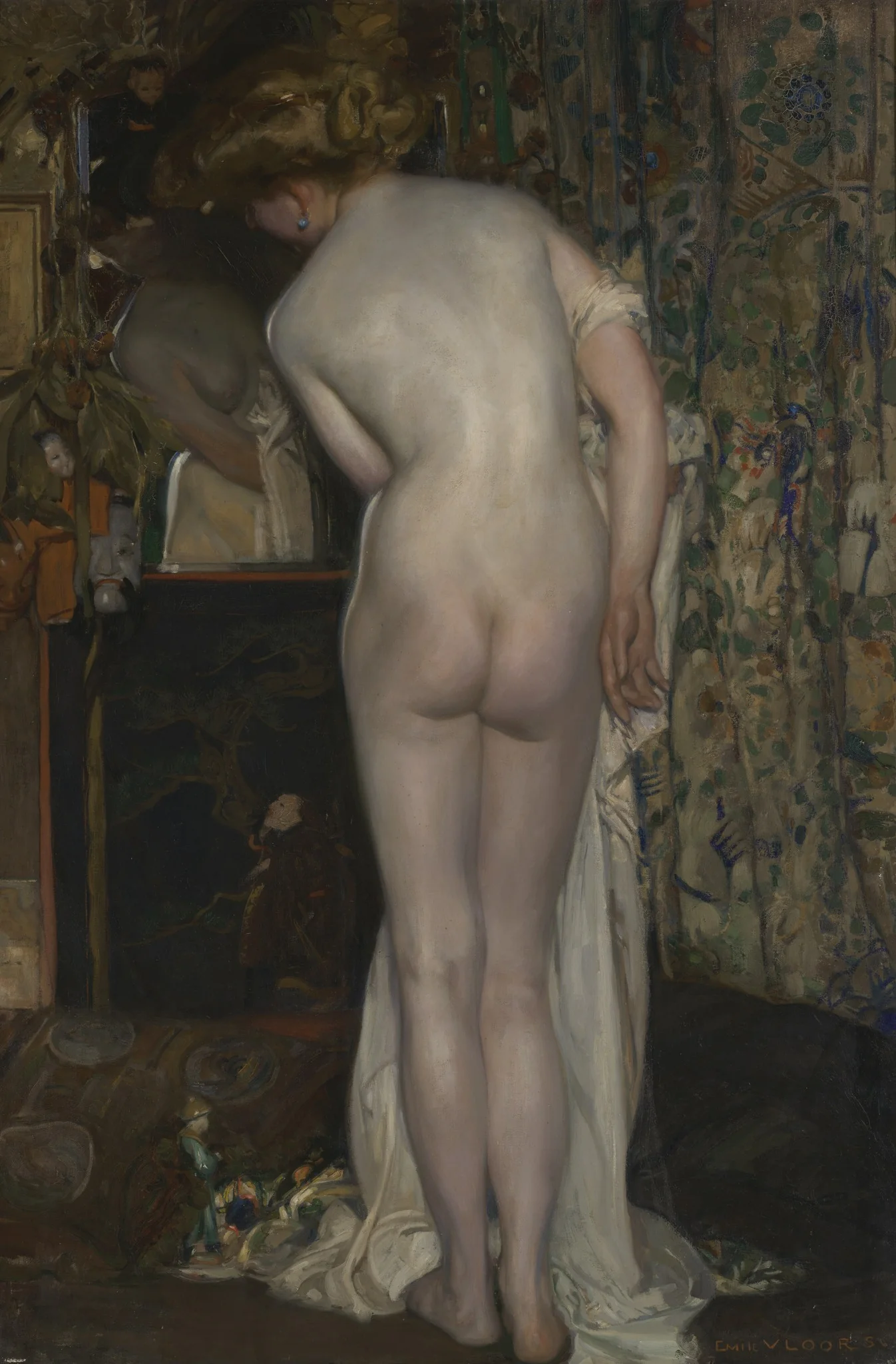 The Mirror, detail