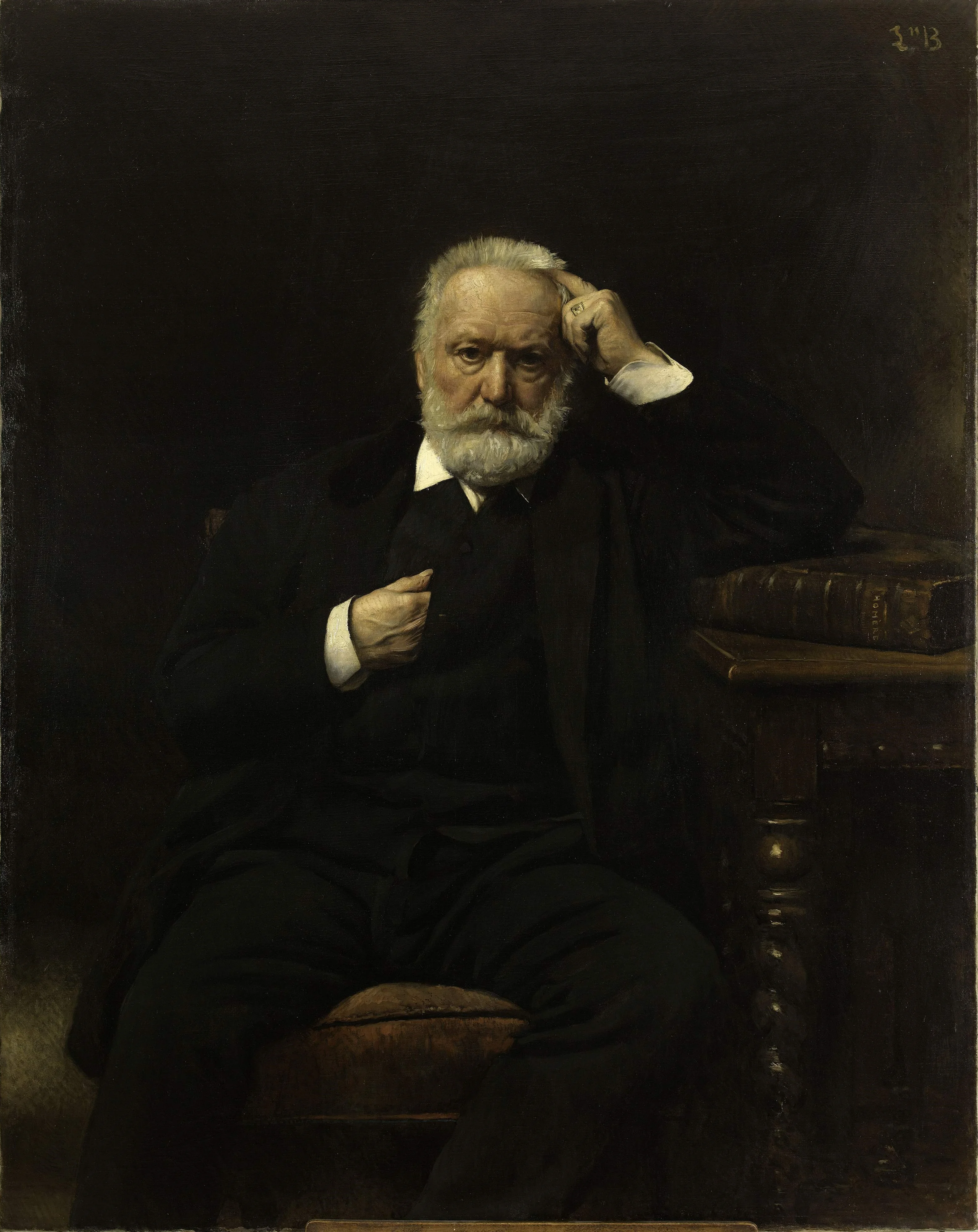 Victor Hugo, detail