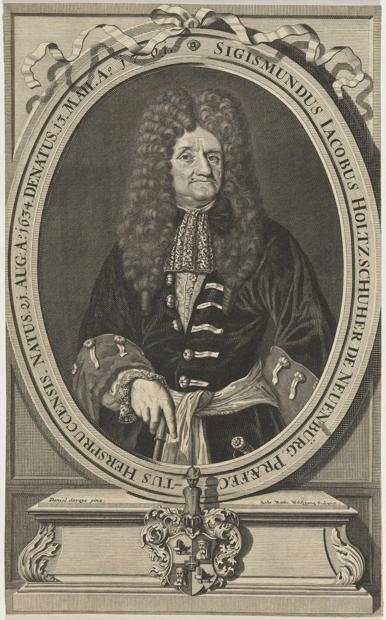 Sigismundus Jacobus Holtzschuher de Neuenburg, detail