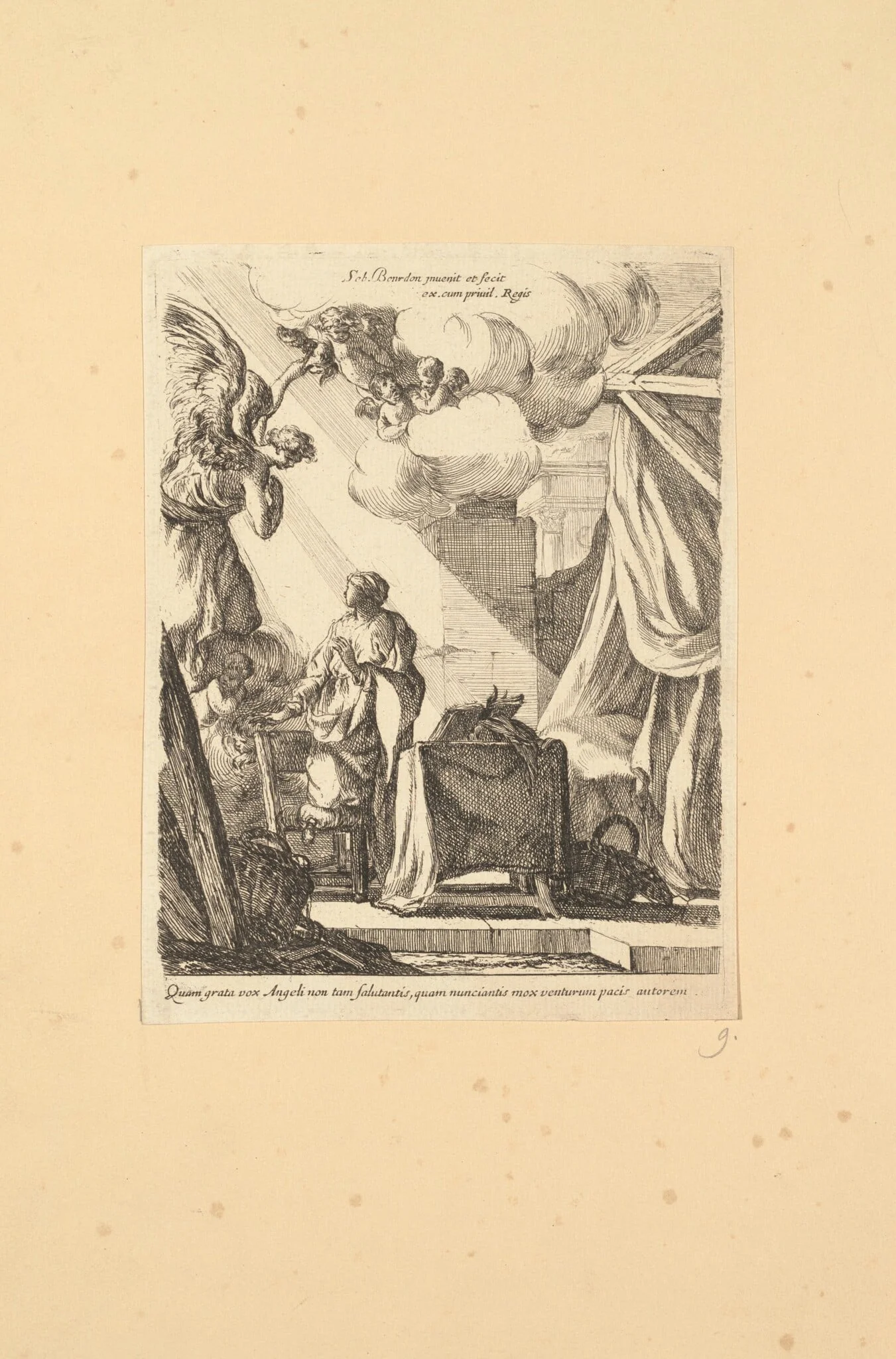The Annunciation, detail