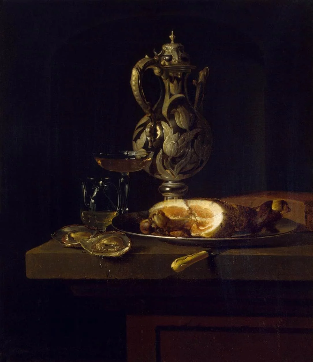 Breakfast with Ham, detail