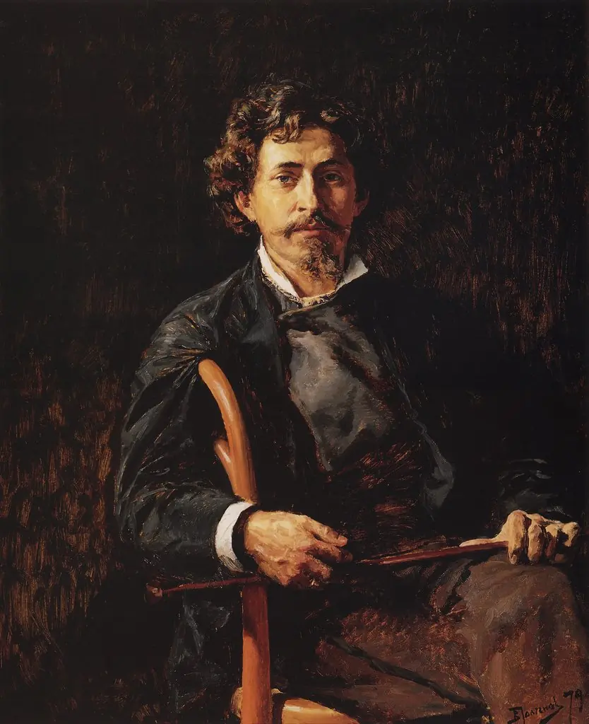 Delt va Ilya Repin yambik, by Vasily Polenov, oil, 1890