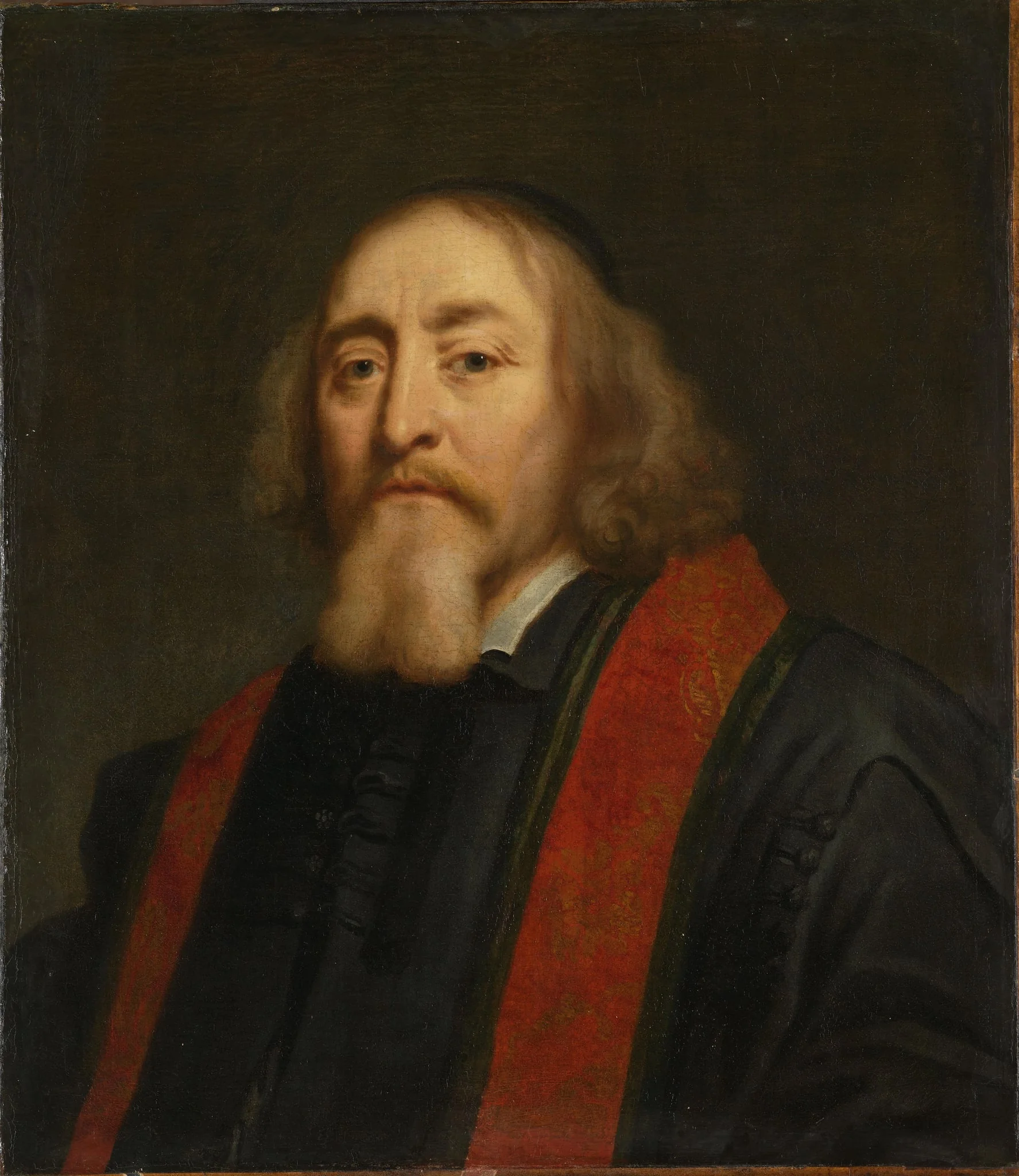 Portrait of Jan Amos Comenius, detail