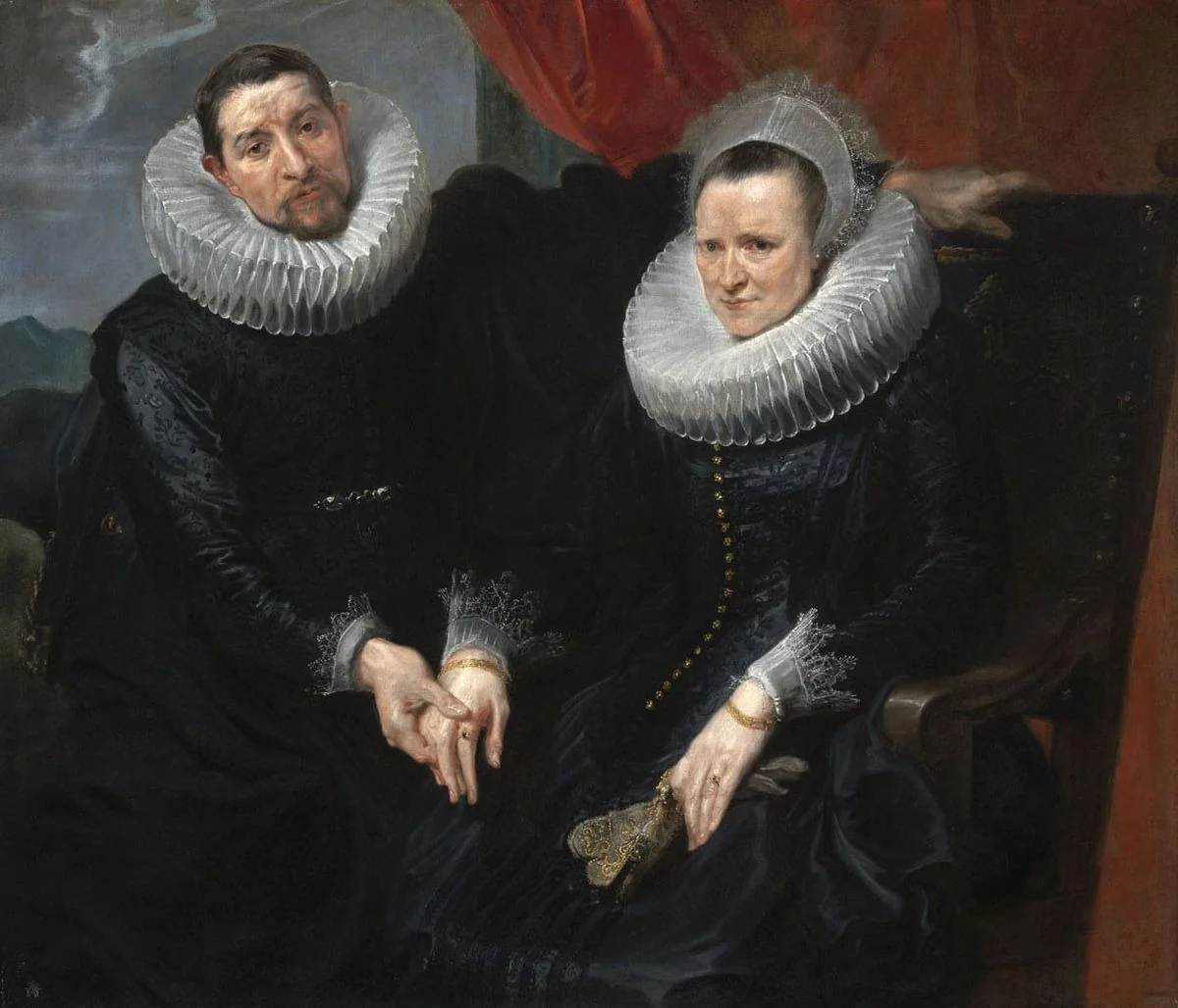 Portrait of a Married Couple, detail