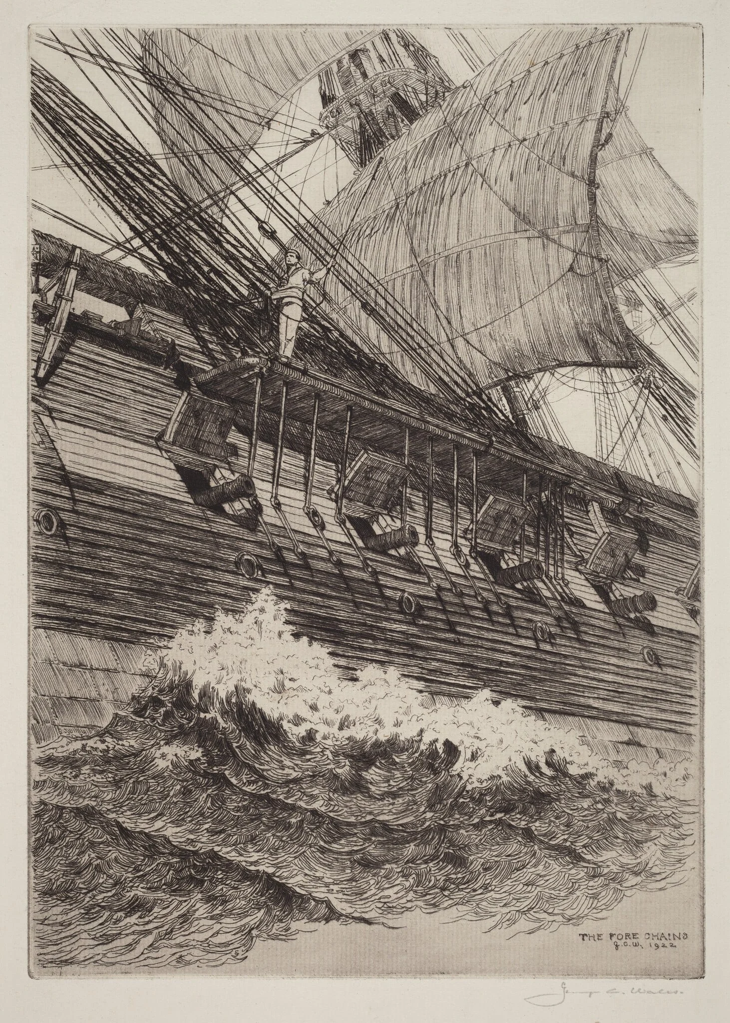 The Fore Chains, detail