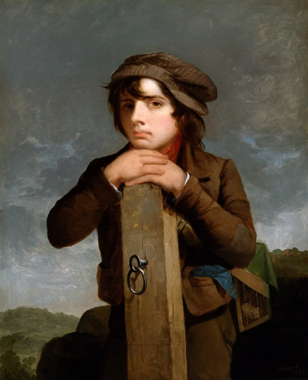 The Young Itinerant, by James Henry Beard, oil, 1846