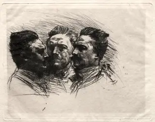 Henry Becque, by Auguste Rodin, 1885