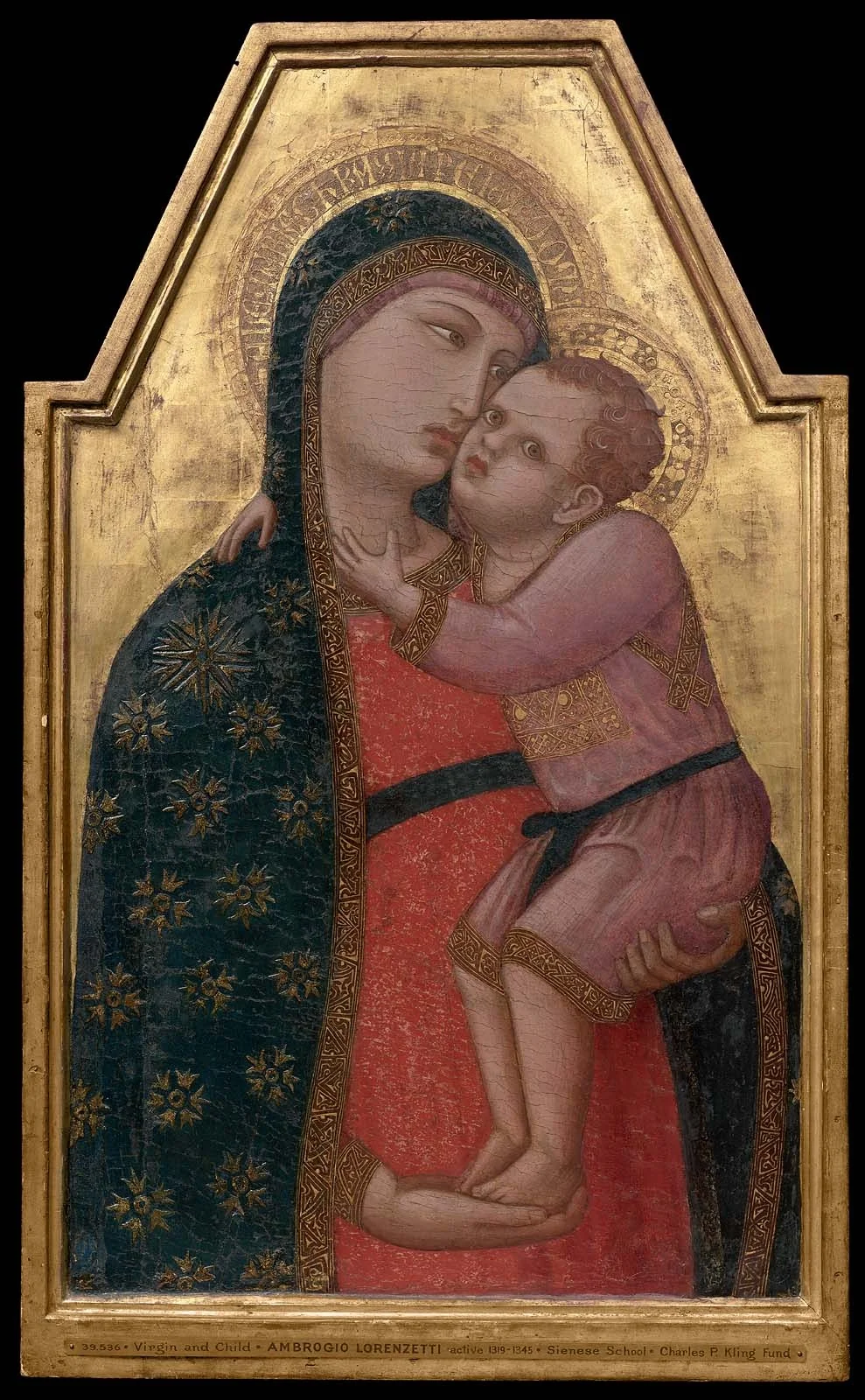 Virgin and Child, detail
