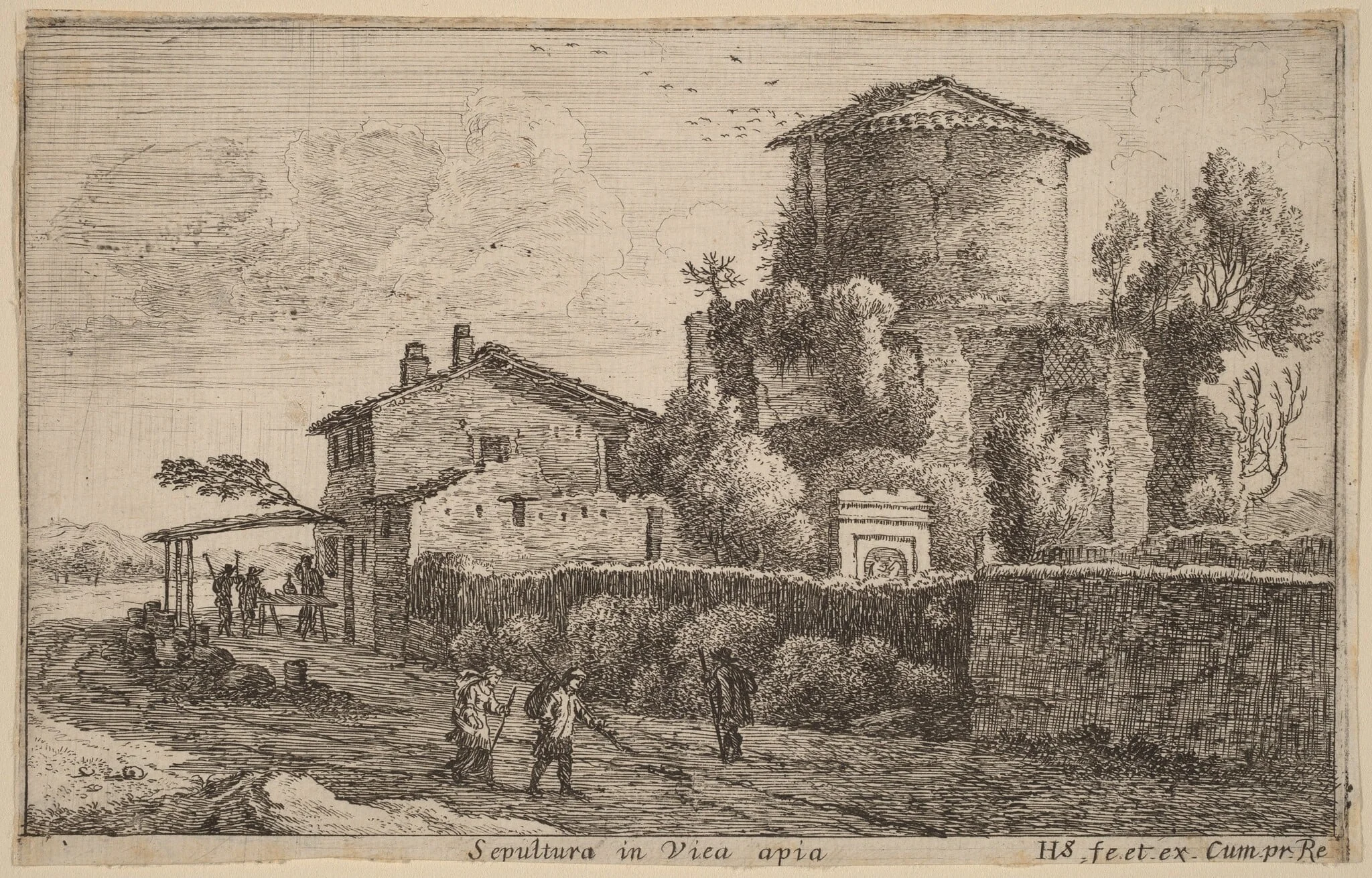Tomb on the Via Appia, detail
