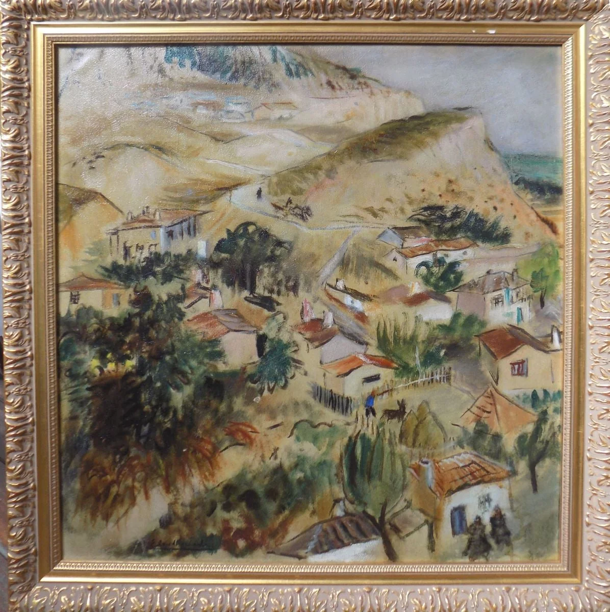 Orășel la mare, detail