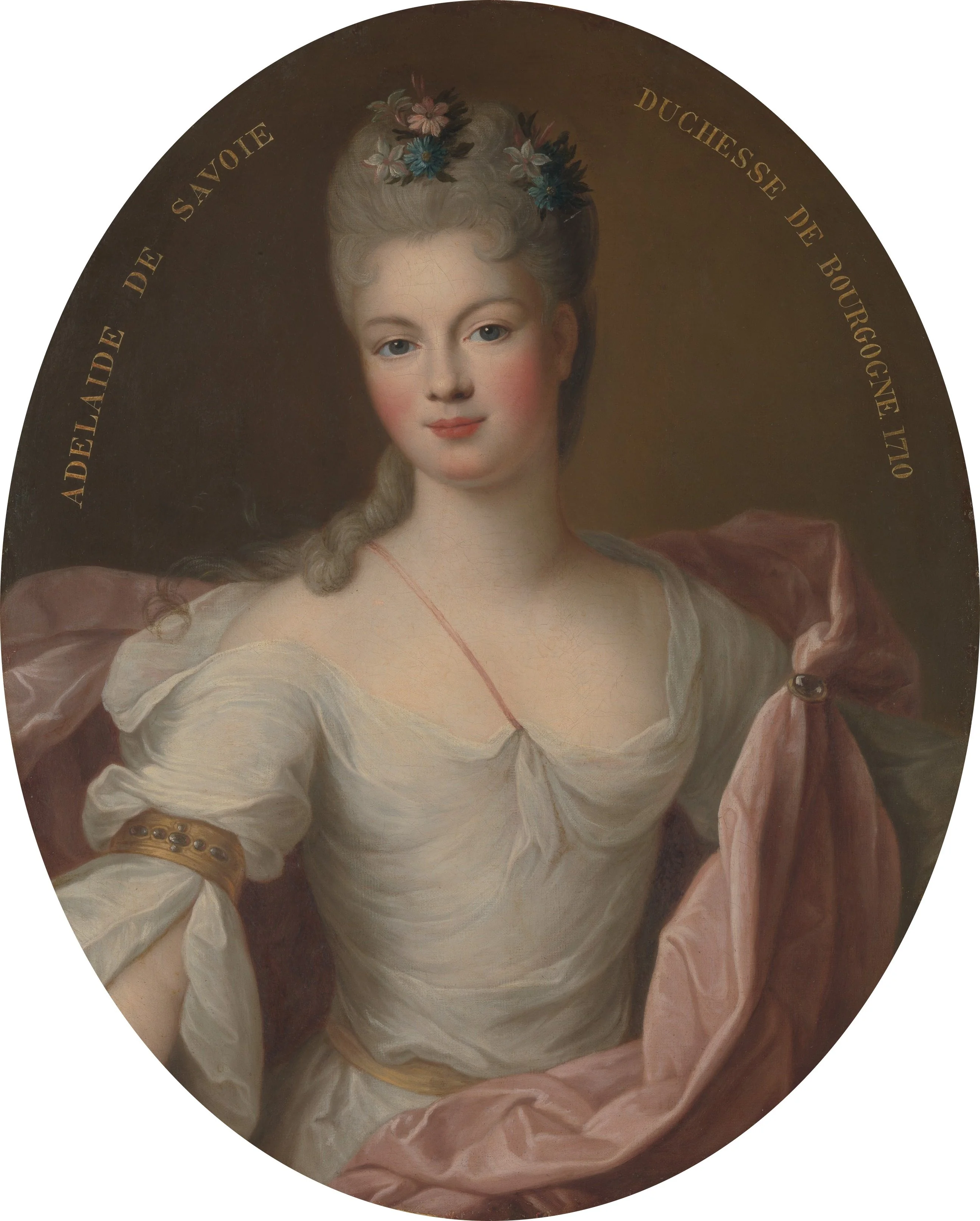 Marie Adélaïde de Savoie (1685–1712), Duchesse de Bourgogne, detail