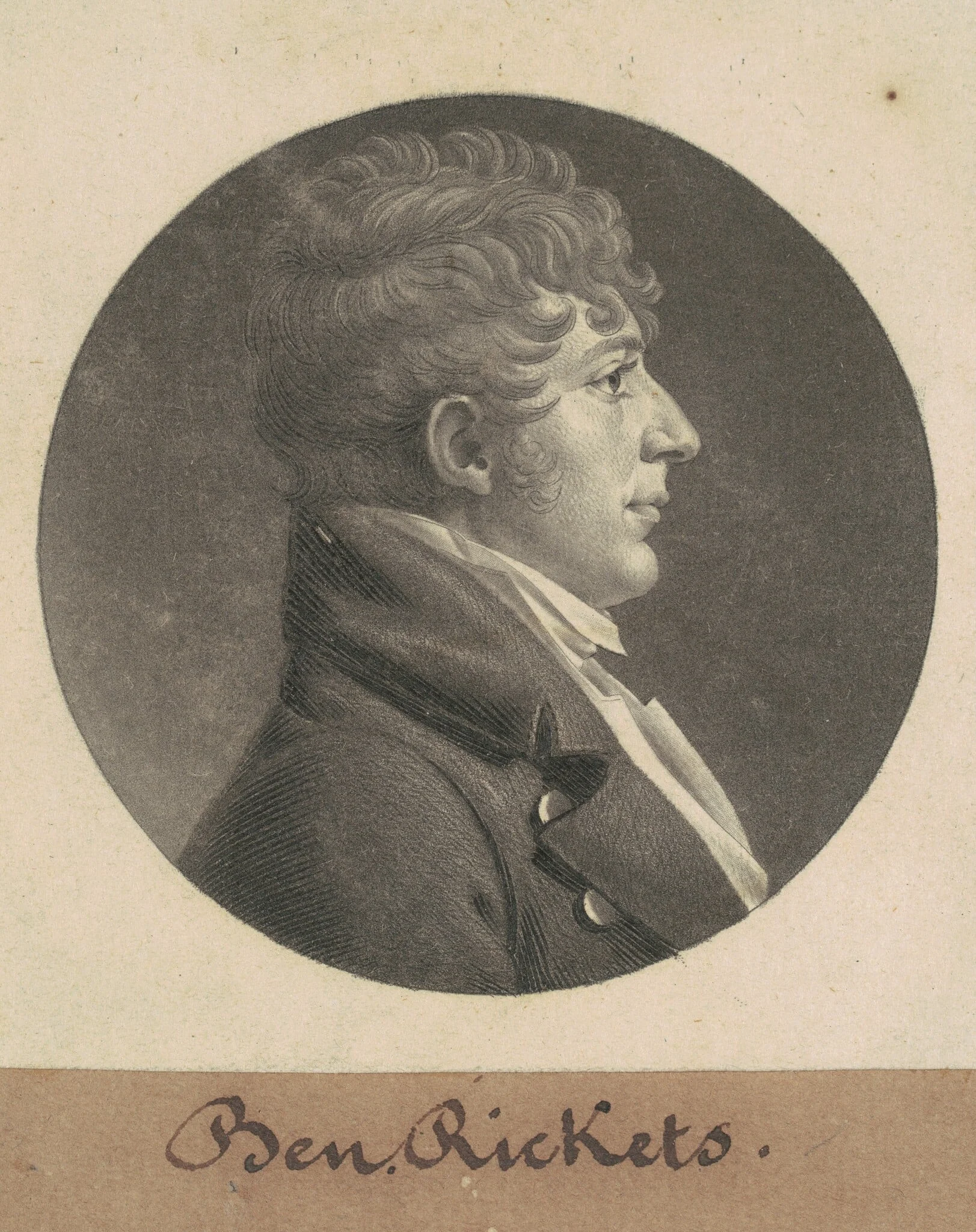 Benjamin Ricketts, detail