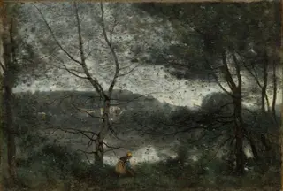 Ville-d'Avray, by Jean Baptiste Camille Corot, oil, 1870