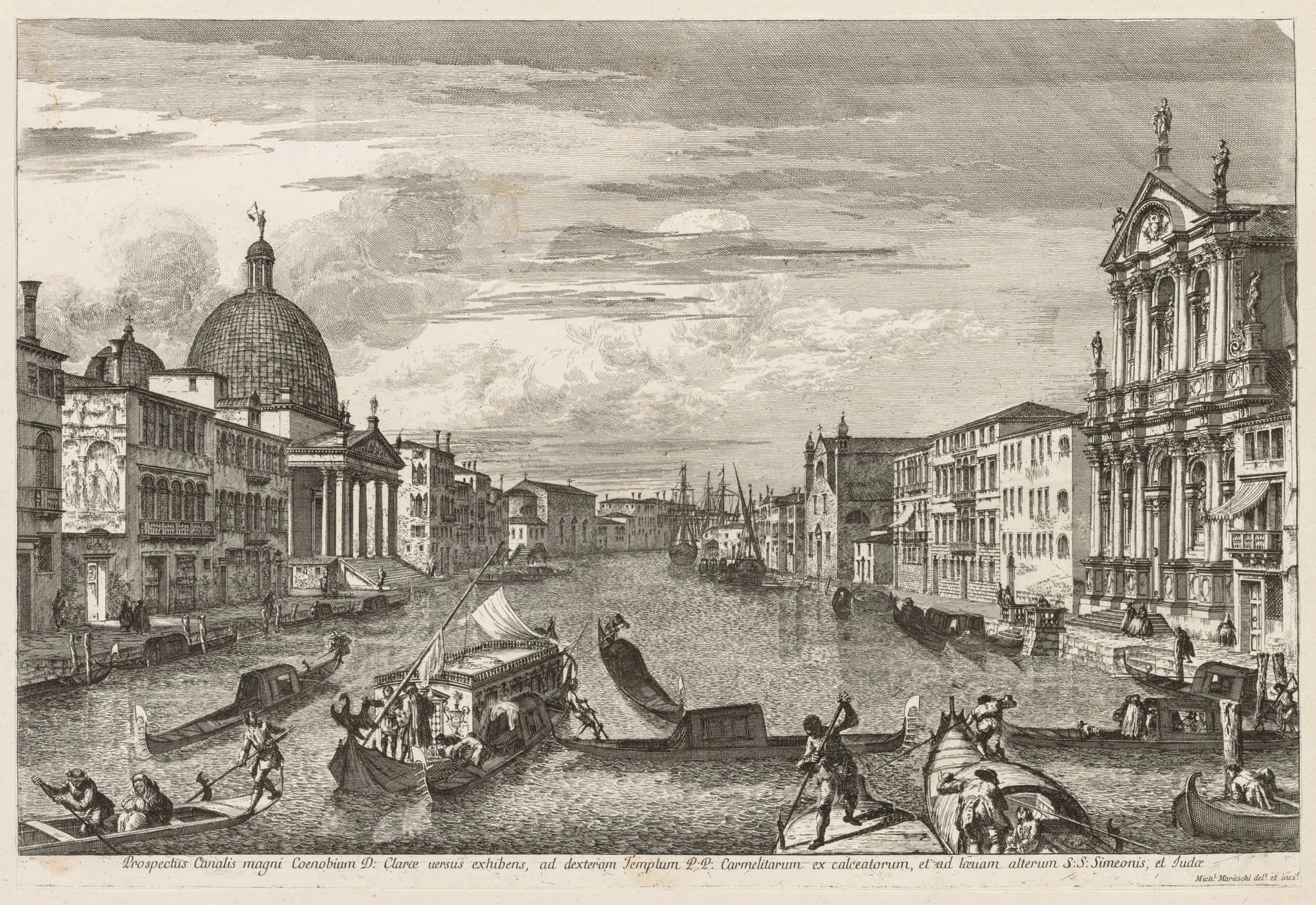Views of Venice: Santa Chiara, detail