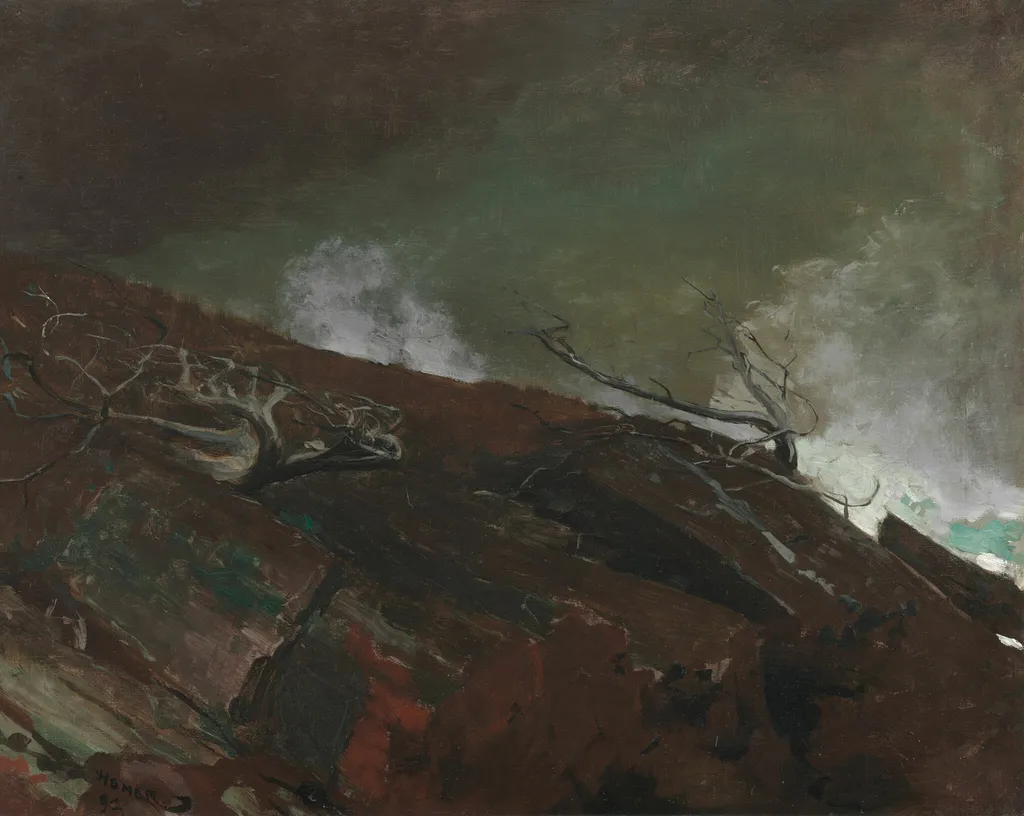 Coast of Maine, by Winslow Homer, oil, 1893