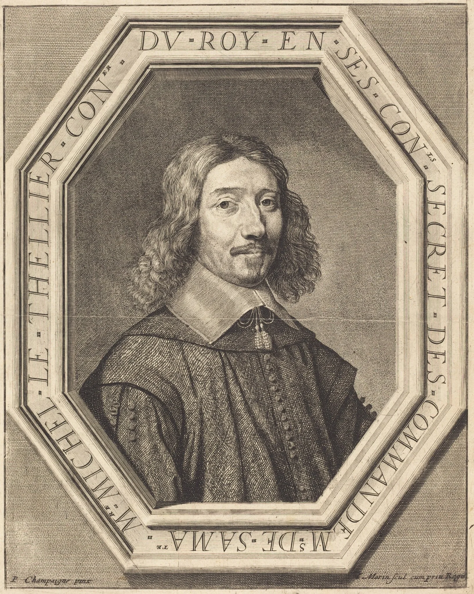 Michel le Tellier, detail