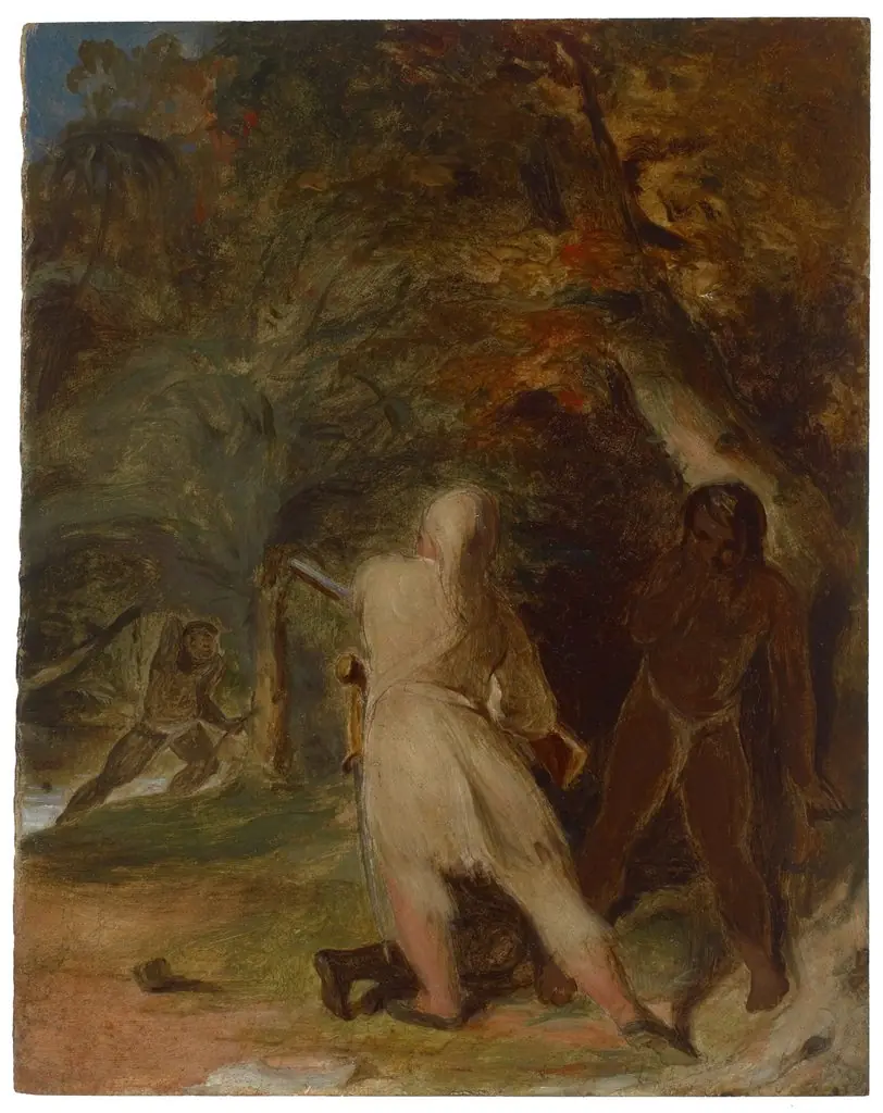 Saving the Life of Friday, by Thomas Sully, unspecified, 1833
