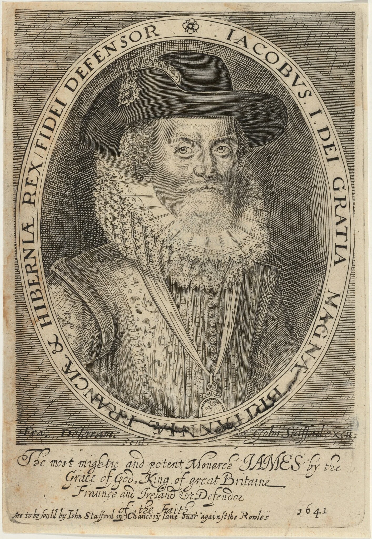 James I, detail