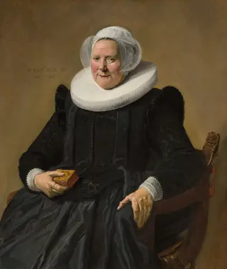 Portrait of a Woman Aged Sixty, by Frans Hals, oil, 1633