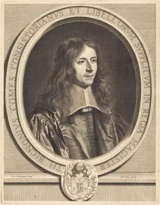 Thierry Bignon, by Nicolas Pitau I, ink, 1652