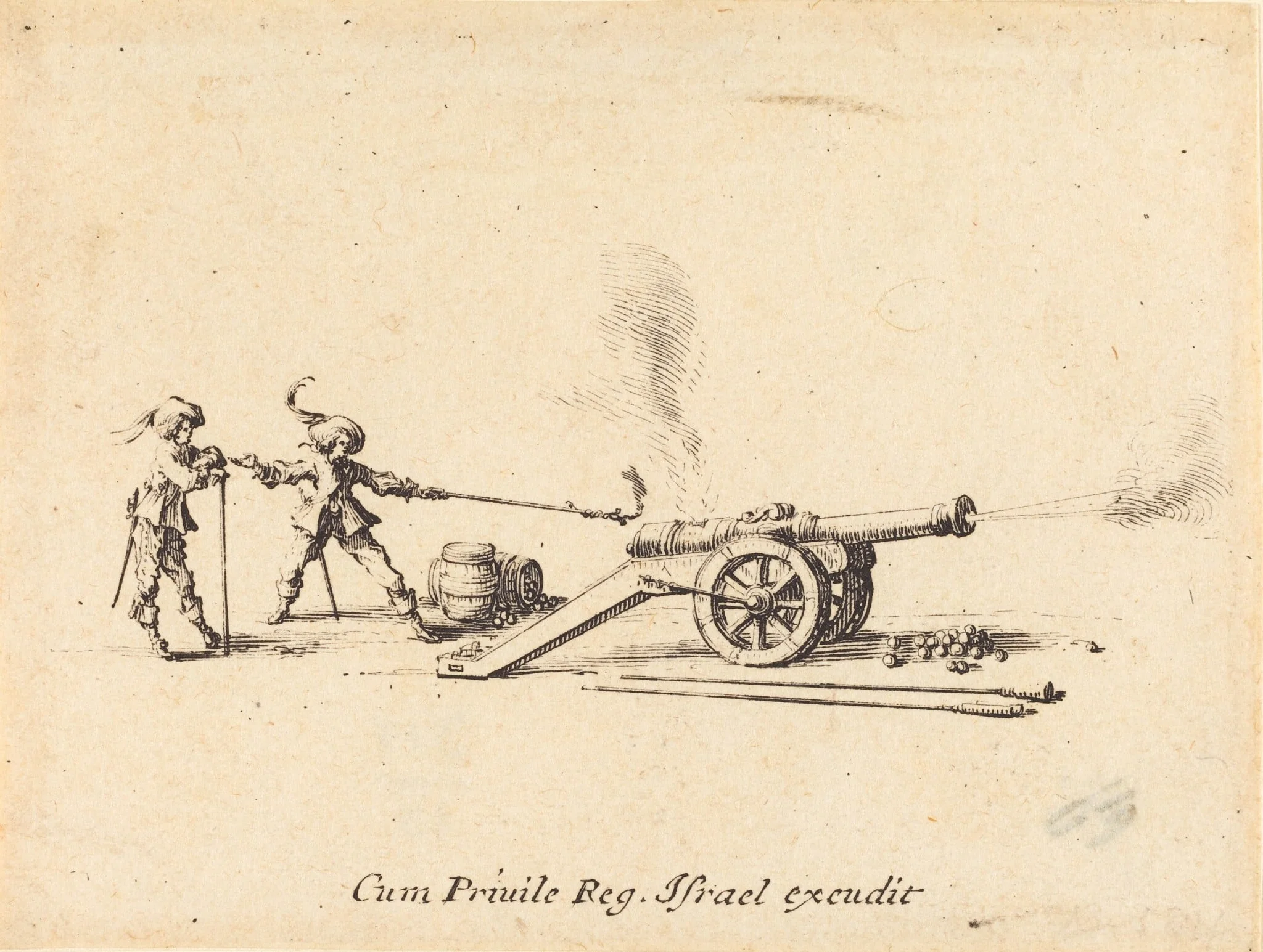Firing the Cannon, detail