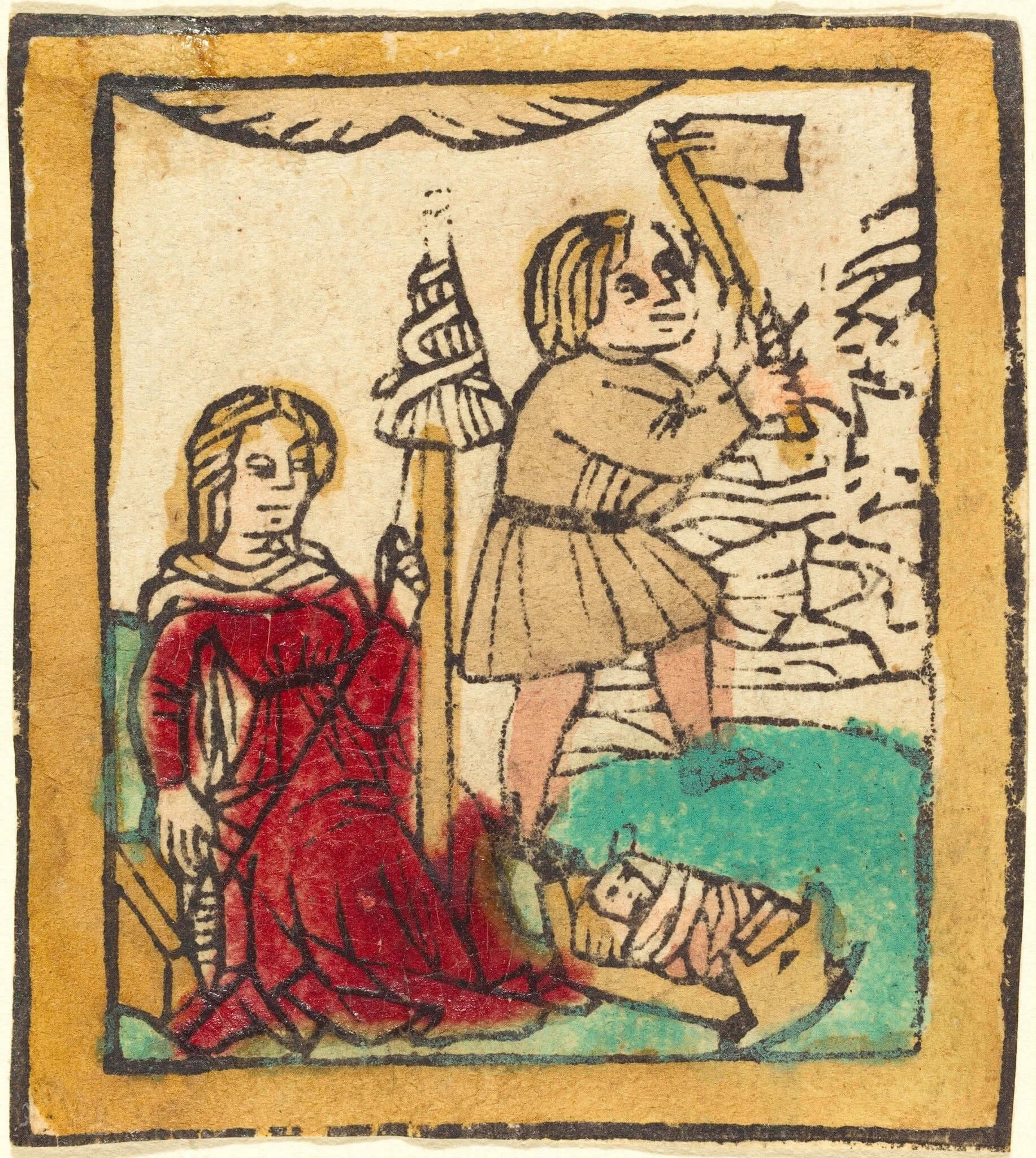 Adam and Eve, detail