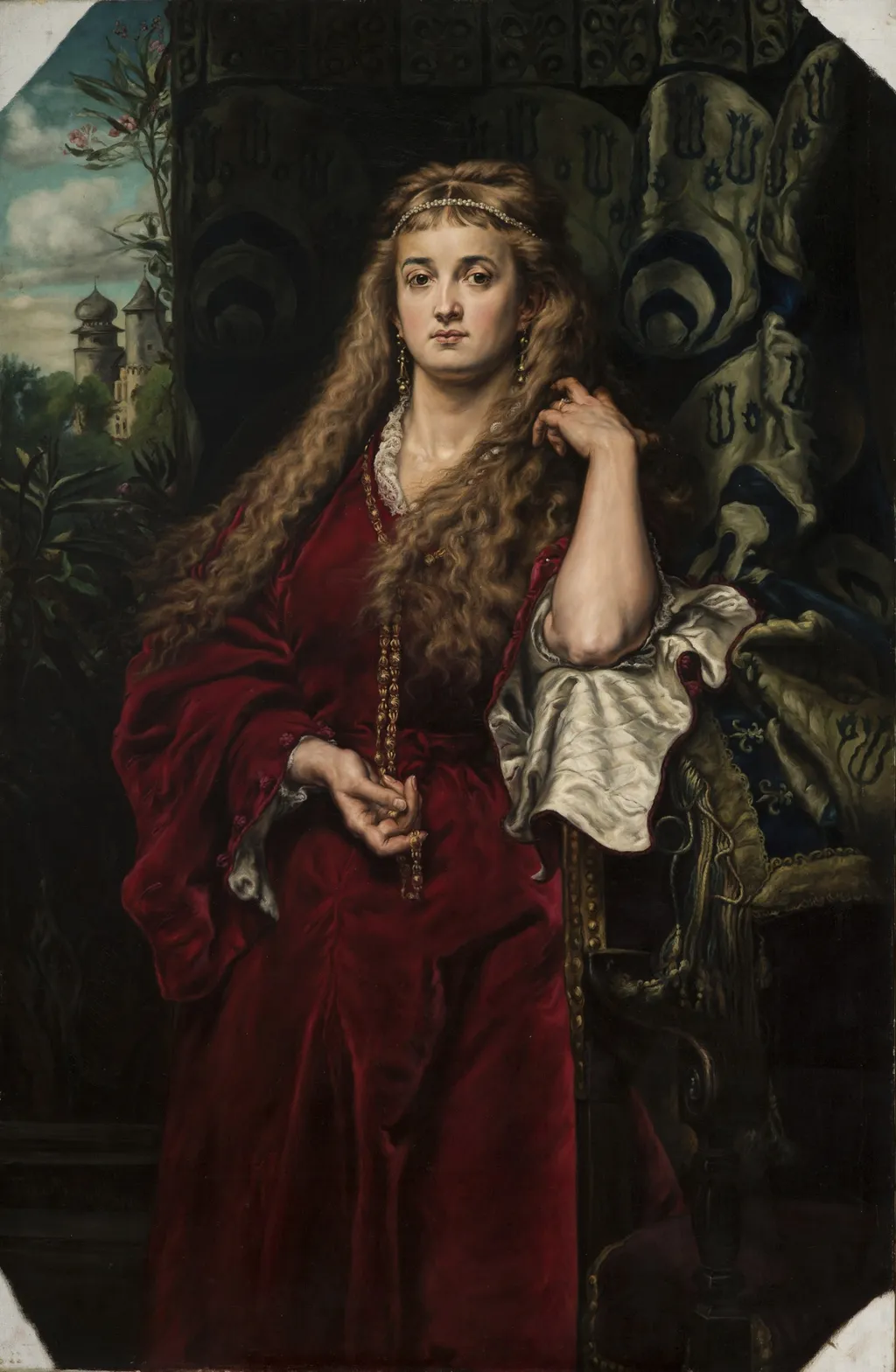 Castellan's Daughter, by Jan Matejko, oil