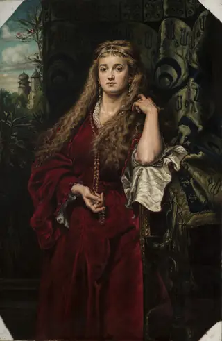 Castellan's Daughter, by Jan Matejko, oil