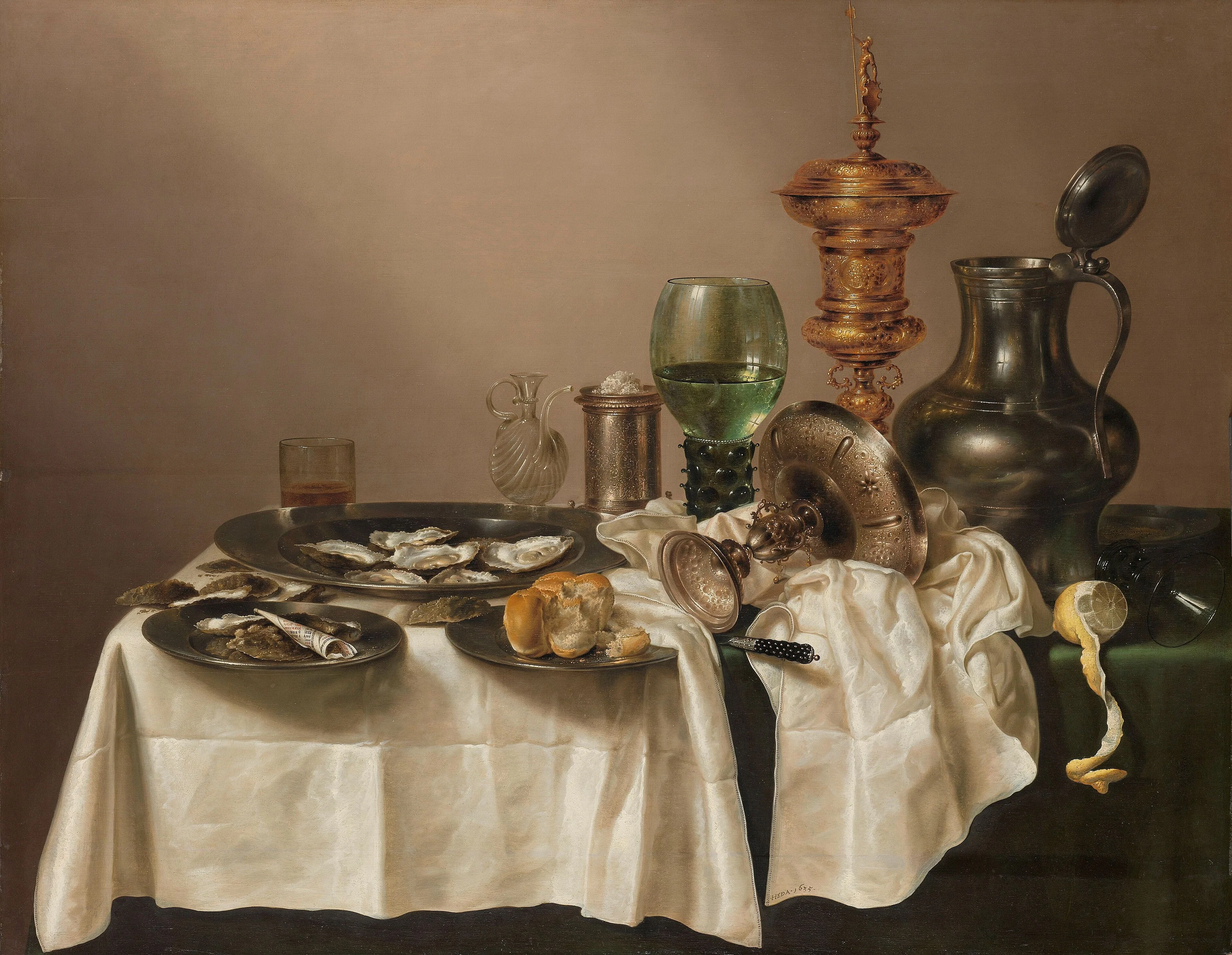 Still Life with a Gilt Cup, detail