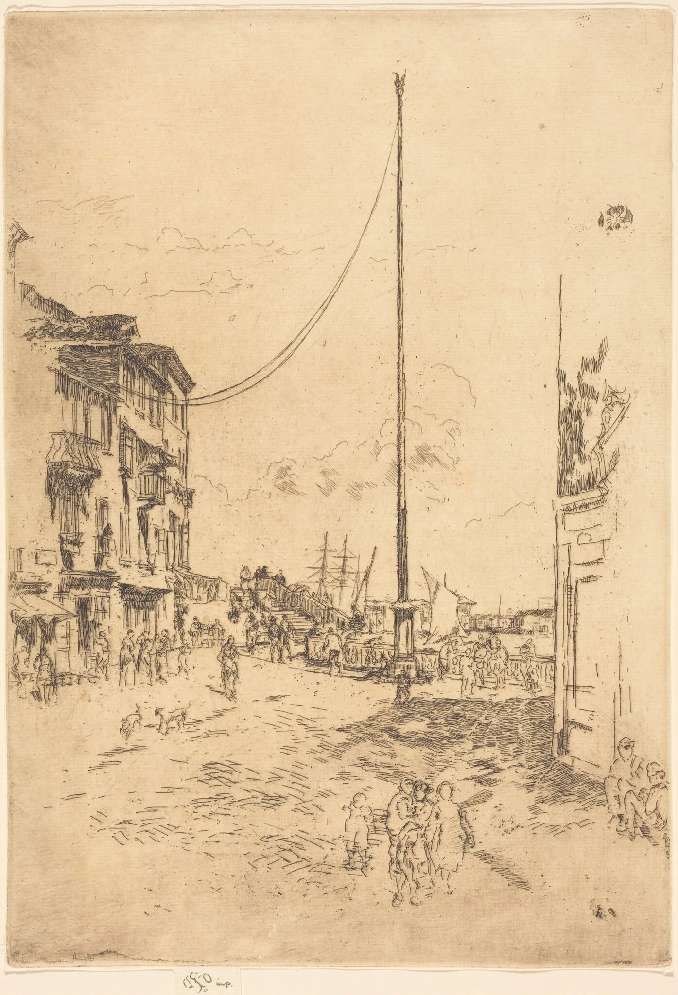 The Little Mast, detail