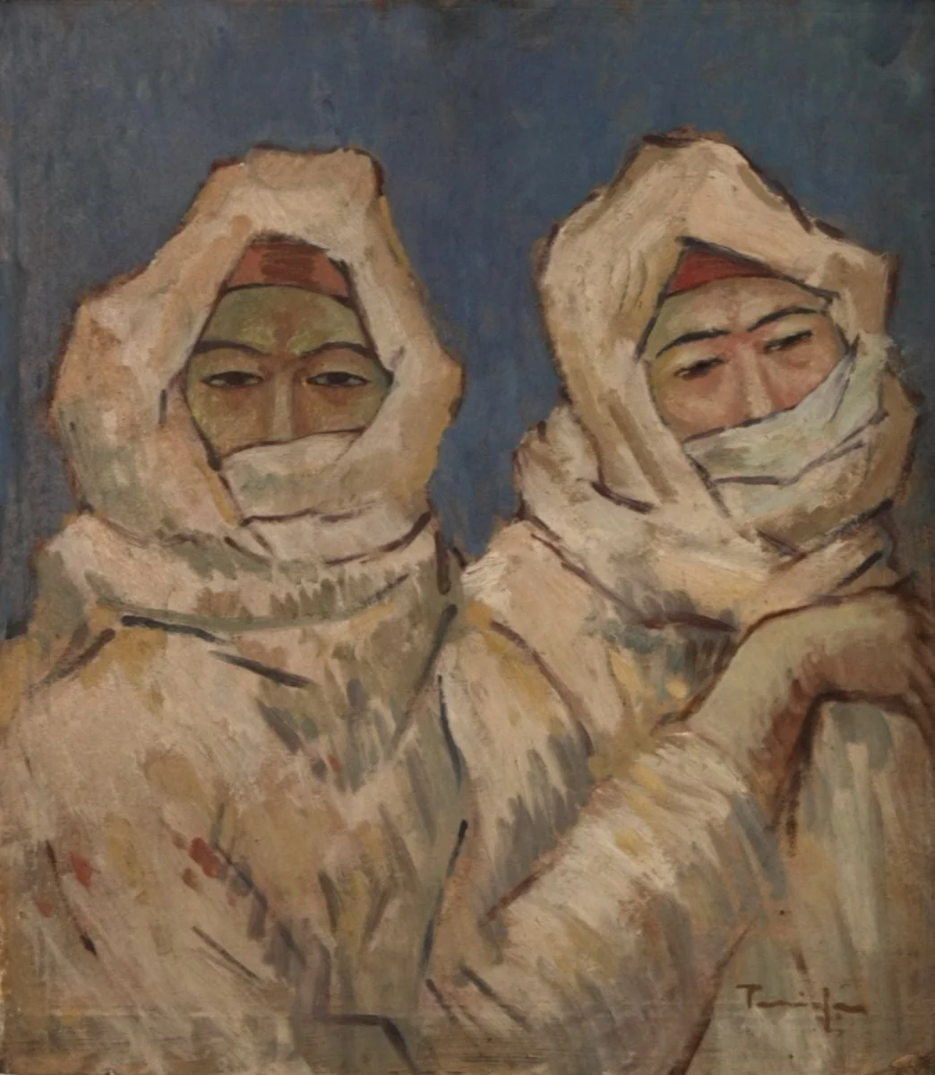 Două tătăroaice, detail