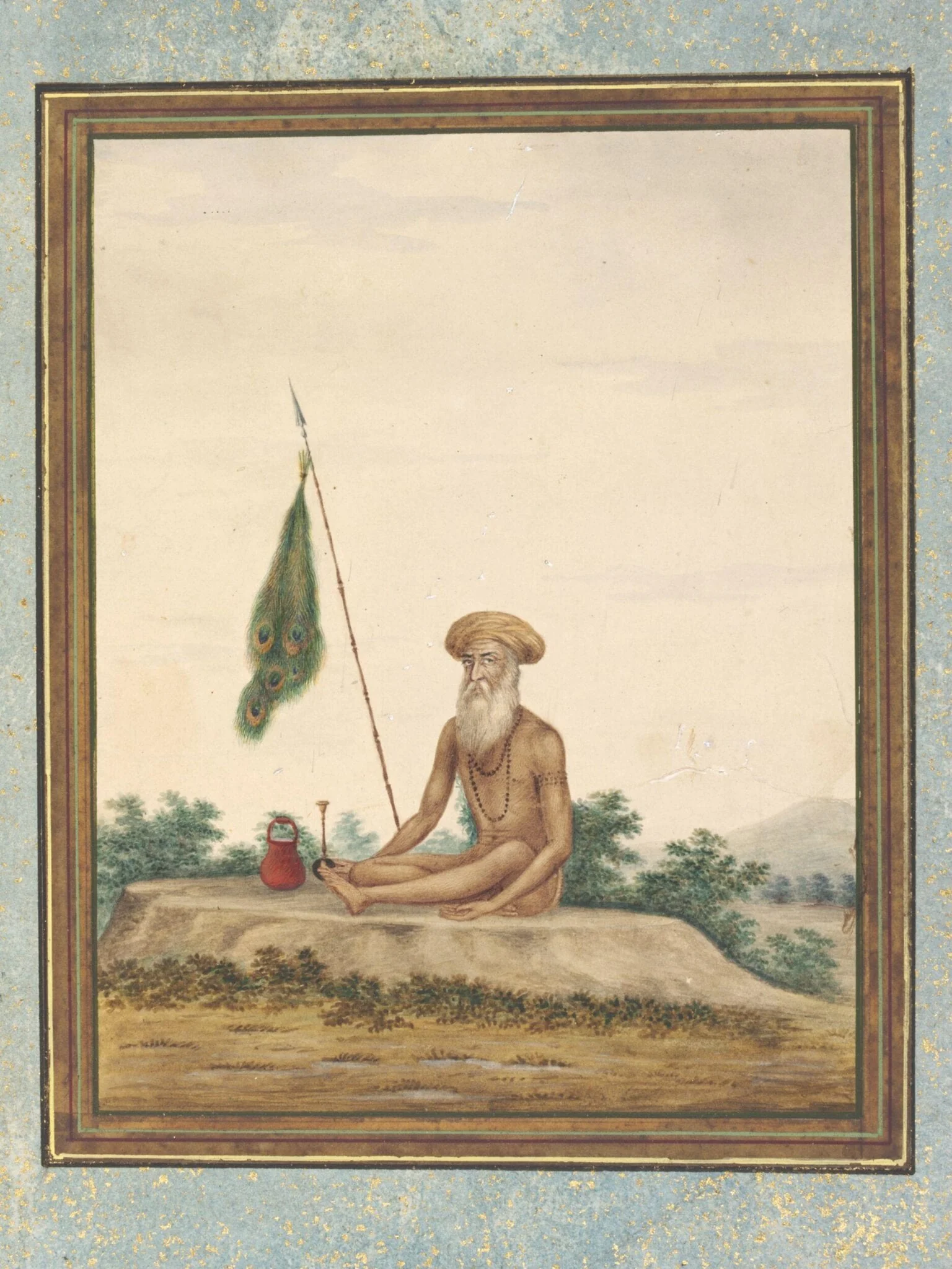 A bearded ascetic, detail