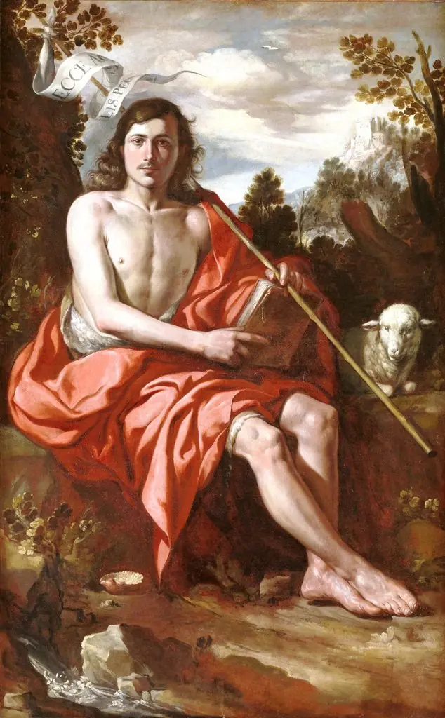 Saint John the Baptist, by Antonio del Castillo y Saavedra, oil, 1645