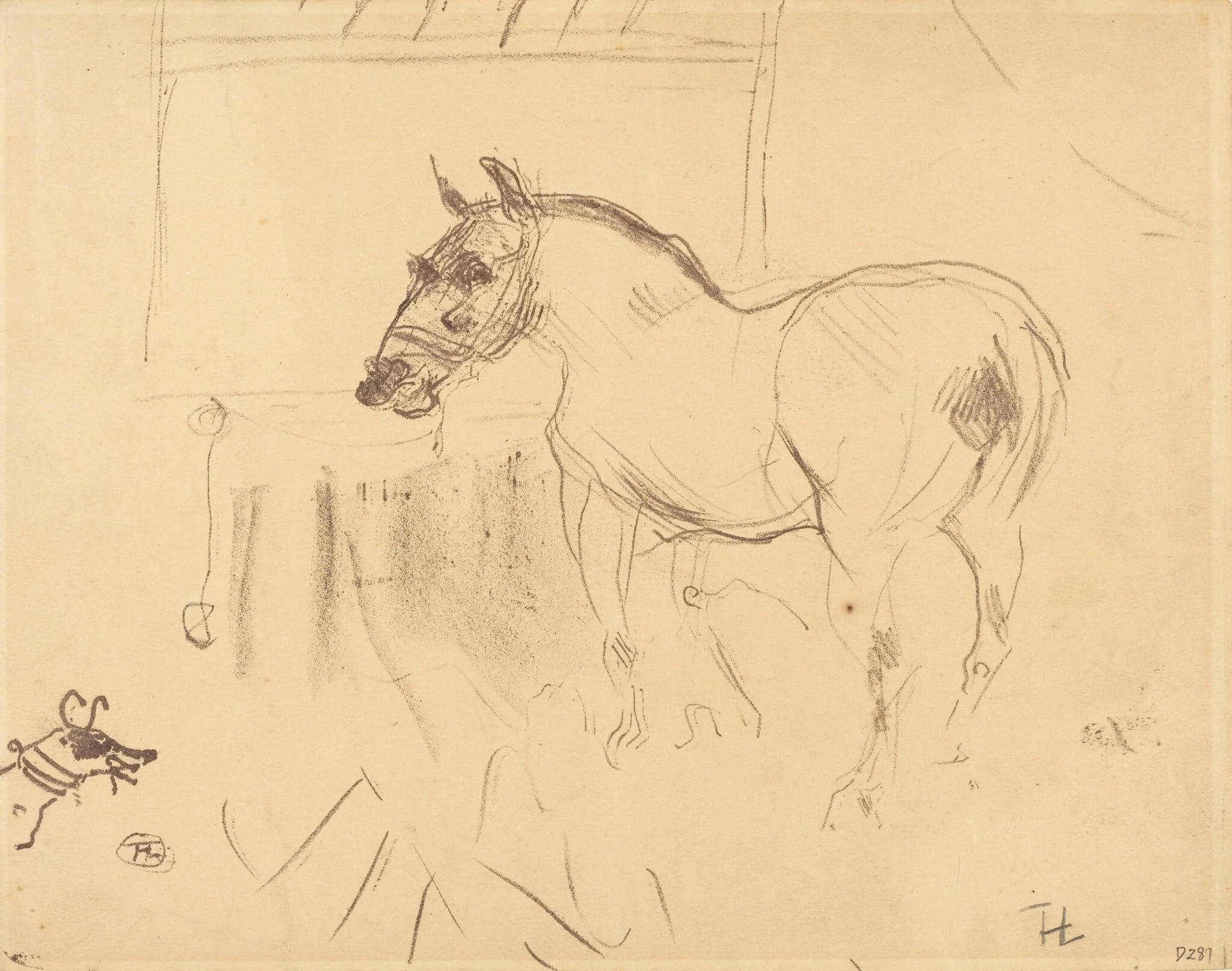The Small Pony from Calmese (Le petit poney de Calmèse), detail