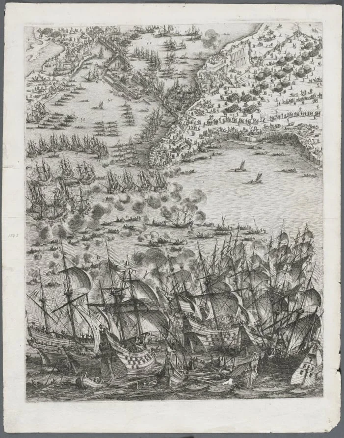 The Siege of La Rochelle: Plate 11, detail