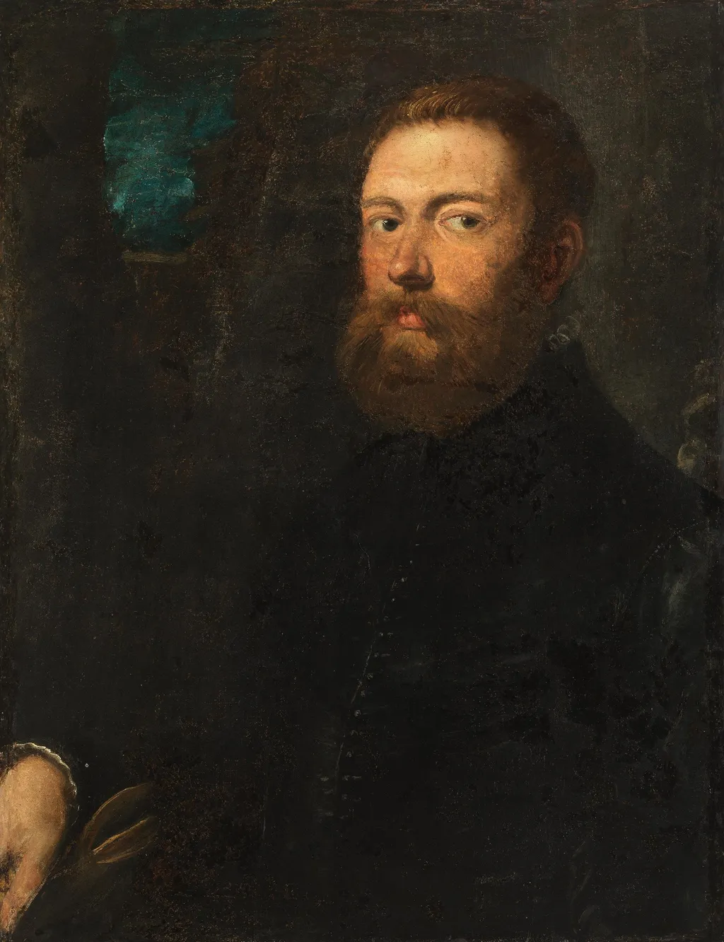 Bildnis eines Mannes, by Jacopo Tintoretto, unspecified, 1556